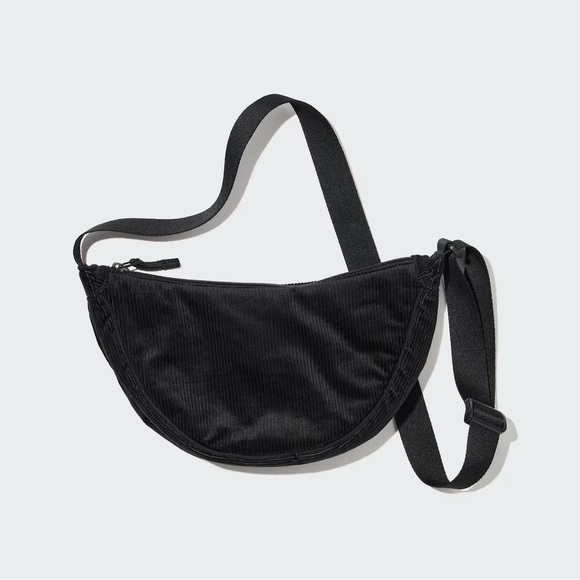Uniqlo Corduroy Round Mini Shoulder Bag - Picture 1 of 6